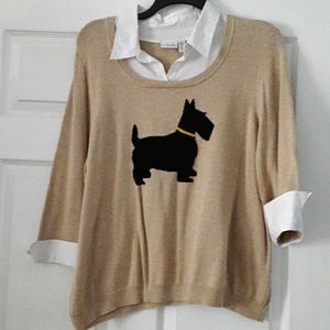 Kim Roger's Scotty dog sweater